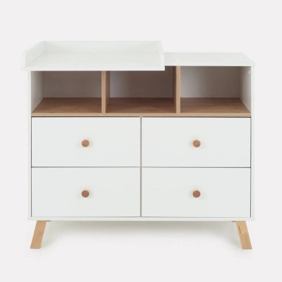 Комод пеленальный Rant Vester 1000/4 Cloud White