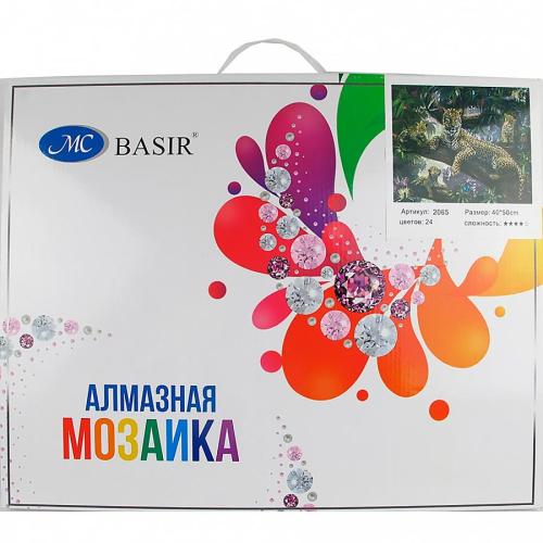 Алмазная мозаика Леопарды 40 х 50 см Basir МС-5460/2065 фото 2