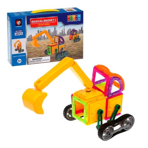 Магнитный конструктор Magical Magnet 46 деталей Наша Игрушка 200509090