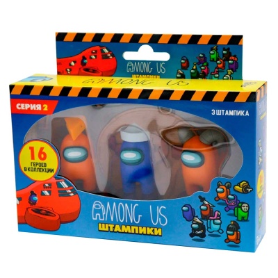 Игровой набор штампиков Among Us серия 2 PMI AU5221-1