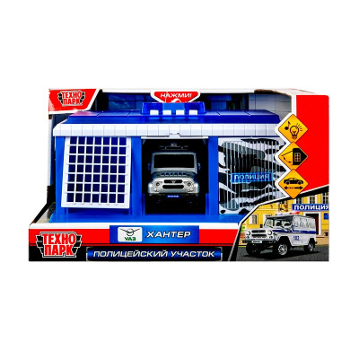 Игровой набор игрушка пластик свет-звук ПОСТ ГАИ 22 см Технопарк GARAGE-22SL1XCAR-POL-WOD 5