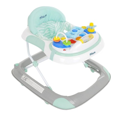 Ходунки Маленький водитель Pituso W1118PB8-Mint/Grey Серый/Ментол 01