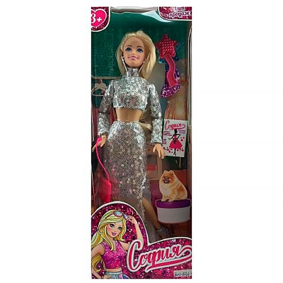 Кукла София Модница 29 см Карапуз 66001-BF43-S-BB