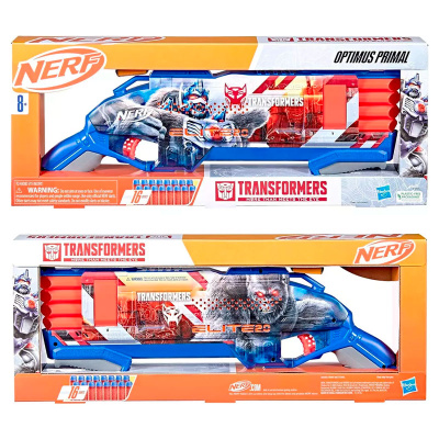 Игровой набор Бластер Nerf Трансформер Optimus Primal Hasbro F9716 F9715  4