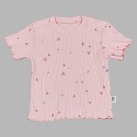 Футболка Сердечки Чуди Кидс 237125-9 розовый