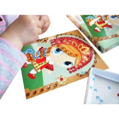 Набор для творчества Аппликация Дашенька Десятое Королевство 01518 02