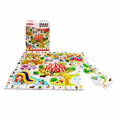 Пазлы MAXI Baby Toys В парке 20 эл Десятое Королевство 04812 4 Пазлы MAXI Baby Toys В парке 20 эл Десятое Королевство 04812 4