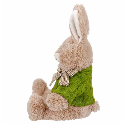Мягкая игрушка Зайчик с бантом и в свитере 20 см Relana RL24049-20 фото 3