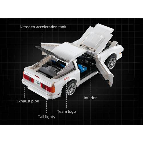 Конструктор CaDA Mazda RX-7 Savanna 1552 детали Double Eagle C61022W фото 4
