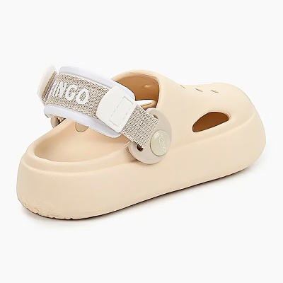 Сабо детские для девочки и мальчика Tingo RS24012 бежевые 2