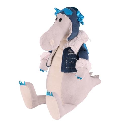 Мягкая игрушка Дракон Эштон лётчик, 25 см MaxiToys MT-MRT012304-2-25 фото 2
