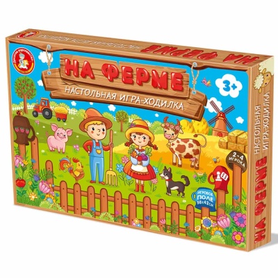 Игра настольная ходилка На ферме Десятое Королевство 04642 2