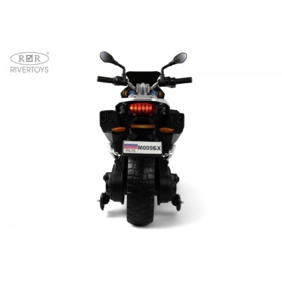Детский электромотоцикл RiverToys М009БХ синий