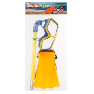 Набор для ныряния маска с трубкой и ластами Наша Игрушка C17 3