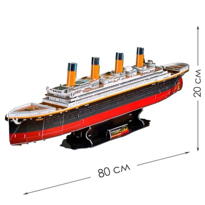 Модель сборная Титаник 113 деталей Cubic Fun T4011H 3