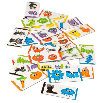 Настольная игра Домино Цвета Bondibon ВВ3901