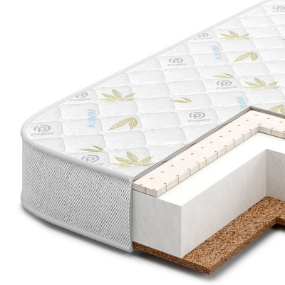 Матрас скругленный в детскую кроватку Premium Sleep 52LUXE 2