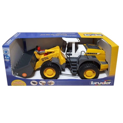 Игрушка Погрузчик колёсный Liebherr L574 с ковшом Bruder 02-430 02