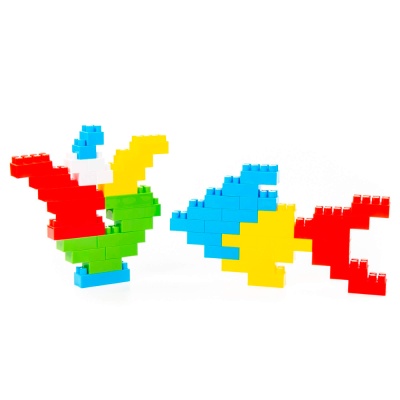 Конструктор в контейнере Строитель 174 элемента Полесье 50557 2