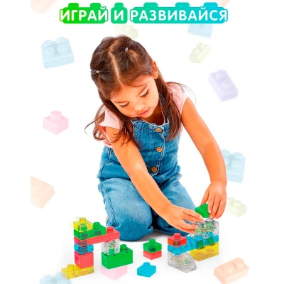 Конструктор Jelly Blox Трактор 12 деталей Goliath 936765.006 5