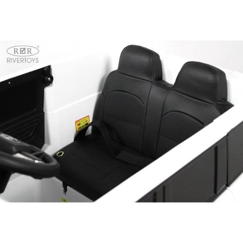 Детский электромобиль RiverToys G555GG белый фото 12
