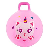 Мяч Прыгун Кэттикорн с ушком 50 см Moby Kids 636336