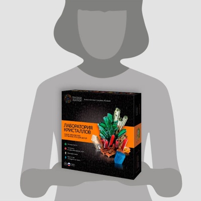 Набор для выращивания кристаллов Трюки Науки Лаборатория кристаллов Бумбарам Z009