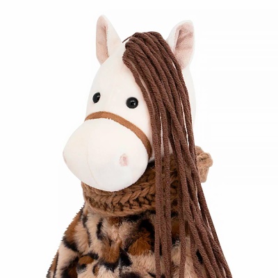 Мягкая игрушка Лошадка Николь 25 см Символ Года Orange 2616/25 4