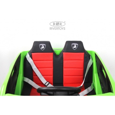 Детский электромобиль Lamborghini Urus RiverToys E777EE зелёный