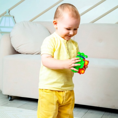 Музыкальный самолетик Зеленый Азбукварик 2993В