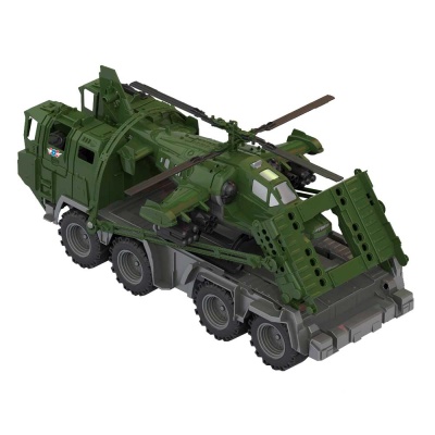 Игровой набор Военный тягач Щит с вертолетом НордПласт 256 5