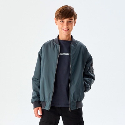 Куртка Street beat для мальчика Fox-cub 0402S001M0 серая 2