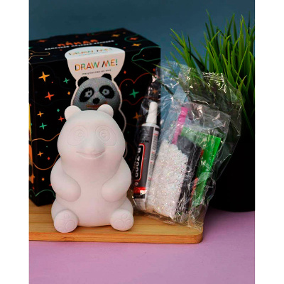 Алмазная мозаика на копилке Panda Draw me! 156-TH031 2