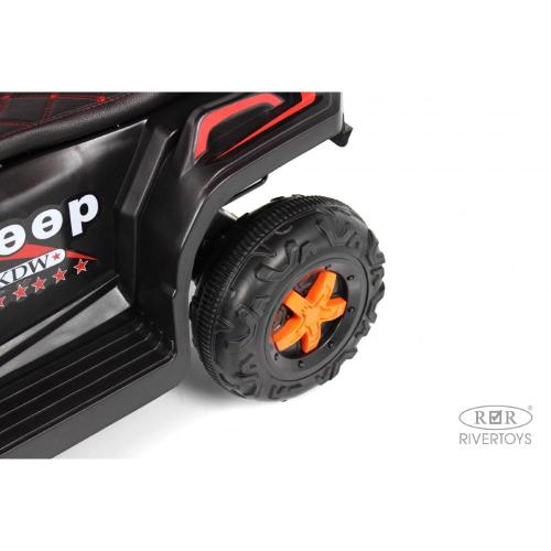 Детский электромобиль RiverToys G003GG оранжевый фото 18