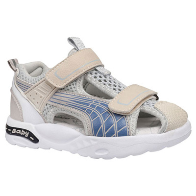 Сандалии Flamingo 261S-Z3-6921 бежевый/синий 1