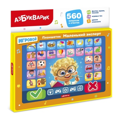 Развивающая игрушка Планшетик Маленький эксперт Азбукварик 3350 02