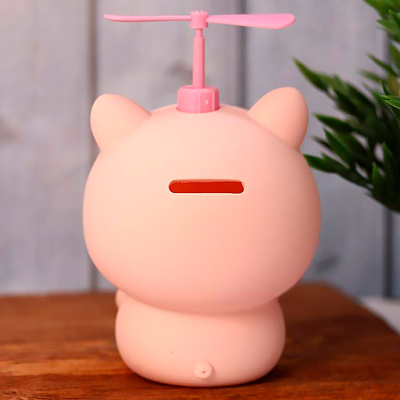 Ночник Копилка Baby pig fan iLikeGift 1041-15B pink 3
