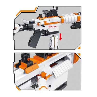 Конструктор-оружие M4A4 Азимов 2001 2