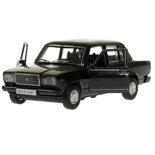 Машина металлическая инерционная ВАЗ 2107 12 см Технопарк 2107-12-BK фото 3