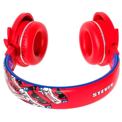 Детские беспроводные наушники Монстры Smart YLFS-09BT red 2
