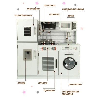Игровой набор кухня Нова свет звук вода Veld Co 132028 4