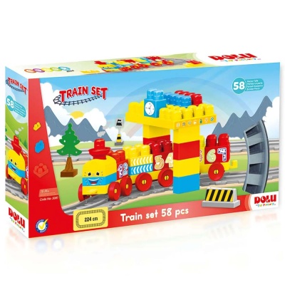 Конструктор DOLU Train Blocks 5081 7