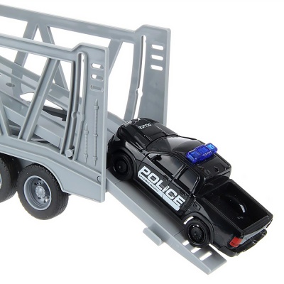 Автовоз с машинками инерционный свет звук Veld Co 135131 11