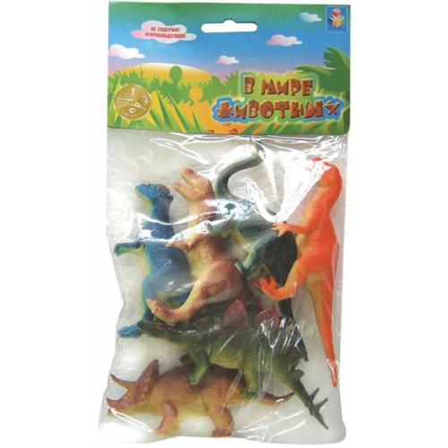 Набор игровых фигурок В мире животных Динозавры 1Toy Т50484 фото 2