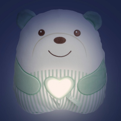 Игрушка мягкая музыкальная ночник Милый мишка Chicco 00012266000000