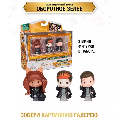 Набор фигурок Гарри Поттер Оборотное зелье 3 штуки Spin Master 43654 2