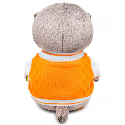 Мягкая игрушка Кот Басик Baby в бомбере на кнопках Budi Basa BB-154 3