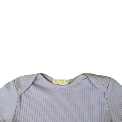 Боди-футболка Рубчик Чуди Кидс 167124 серый 04