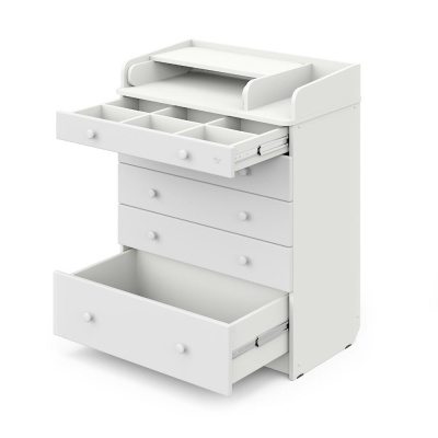 Комод с органайзером Атон Maks 805 белый премиум-белый 04