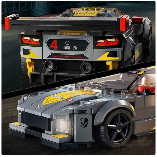 Конструктор Speed Champions Chevrolet Corvette 2шт Lego 76903 фото 5